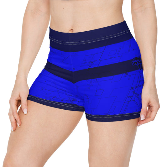 Cyber Midnight Blue Fitness Shorts