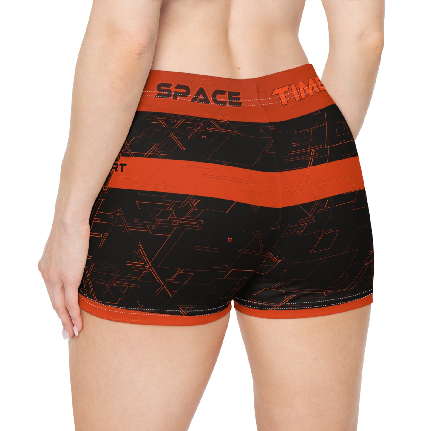 Cyber Orange v2 Fitness Shorts