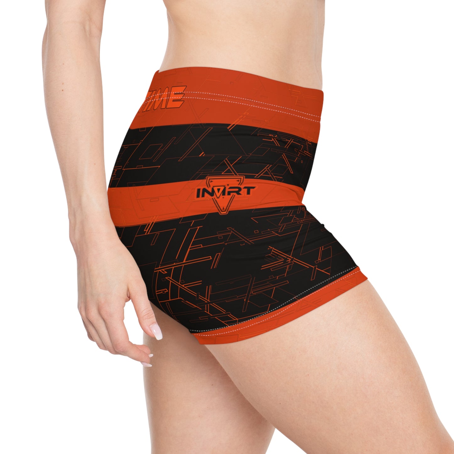 Cyber Orange v2 Fitness Shorts