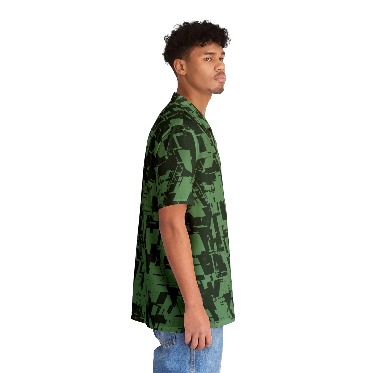 Forest Cyber-Hawaiian Shirt