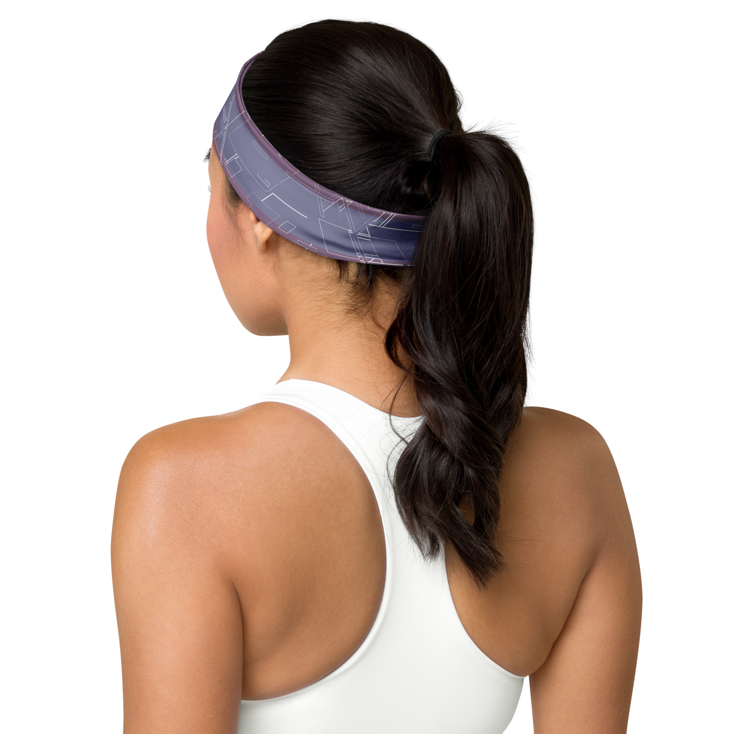 Cyber Neutral Purple Headband