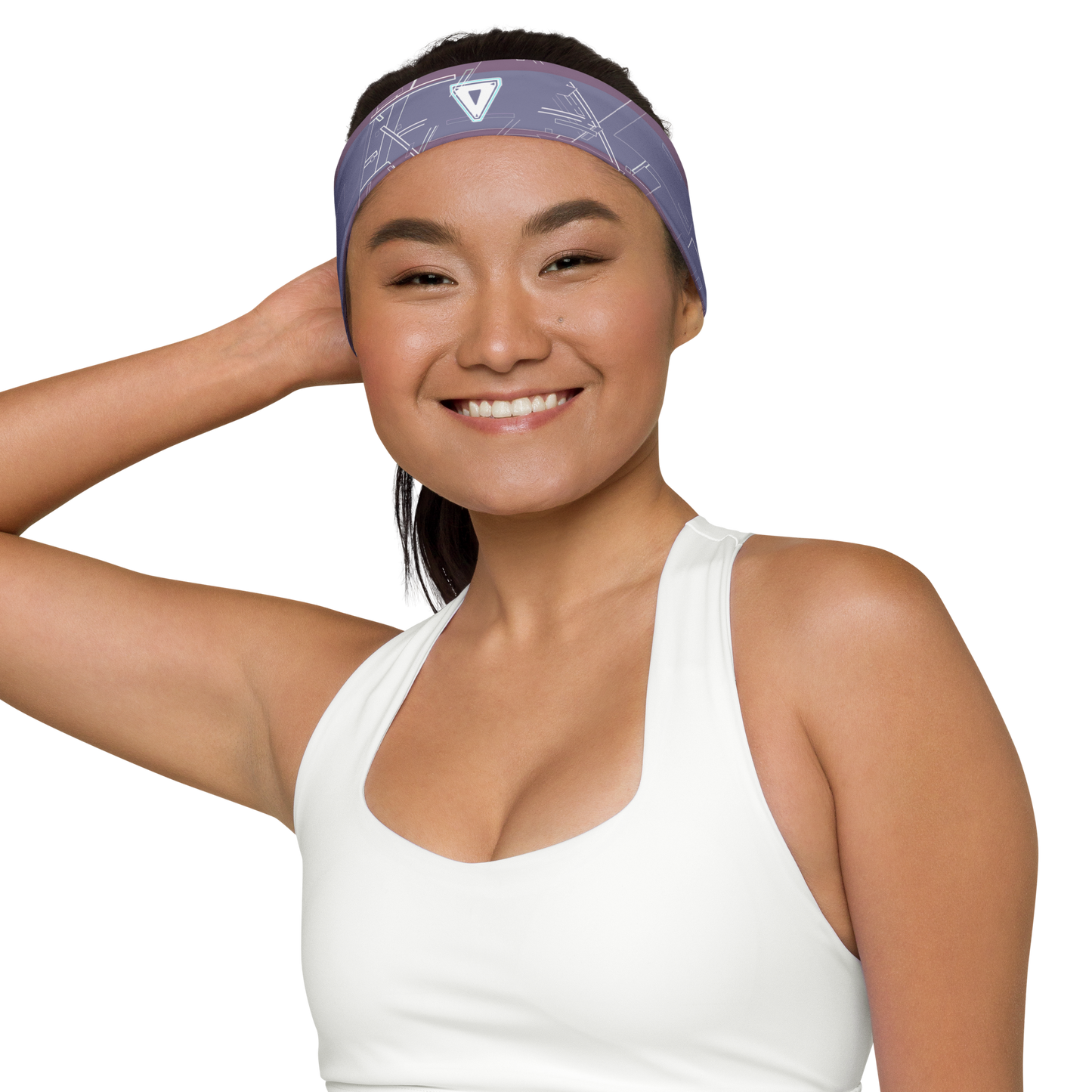 Cyber Neutral Purple Headband