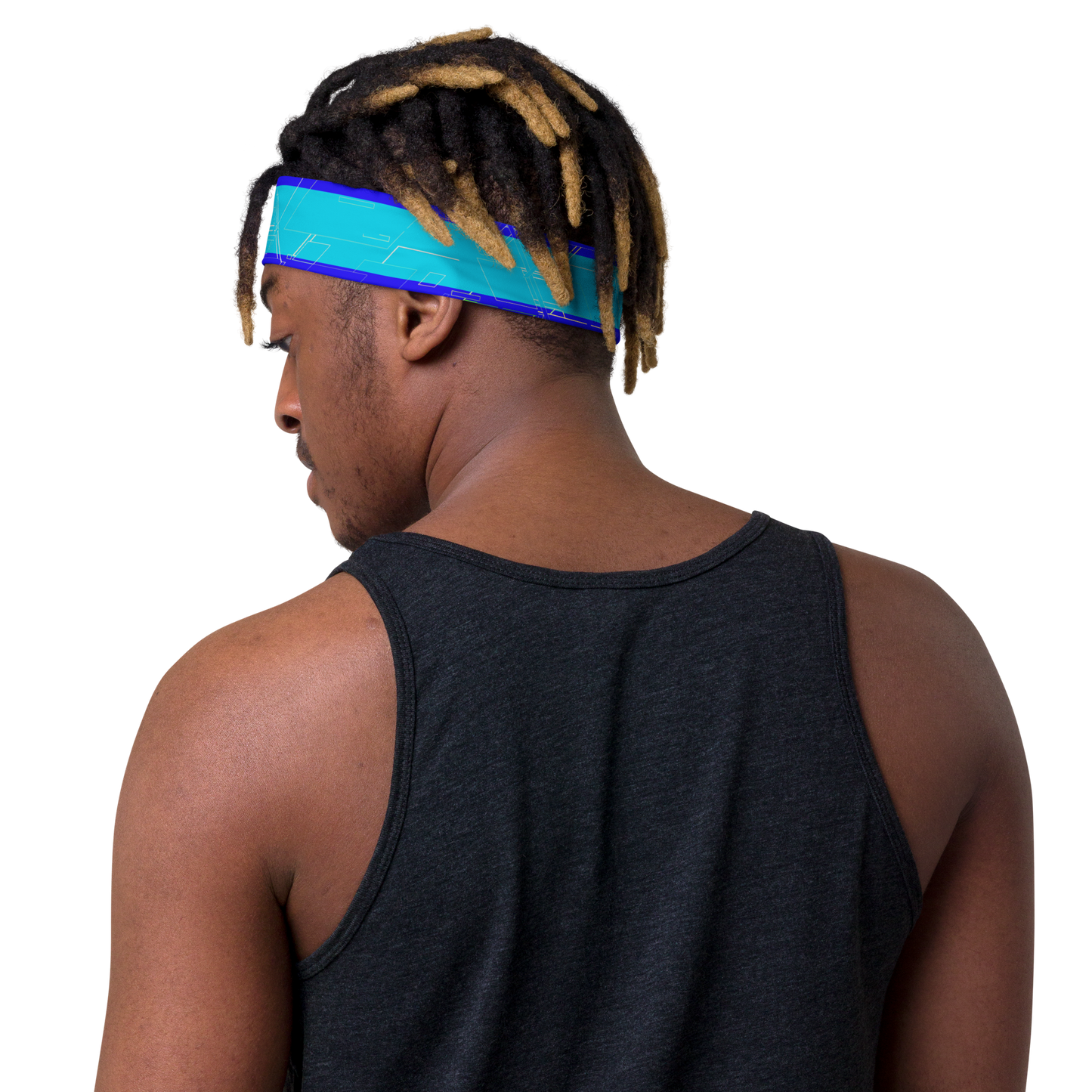 Cyber Blue Headband