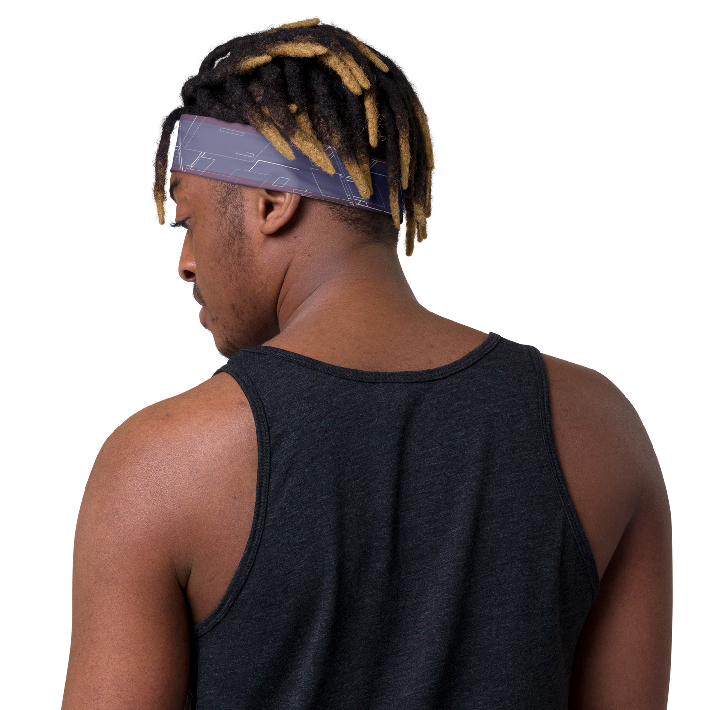 Cyber Neutral Purple Headband