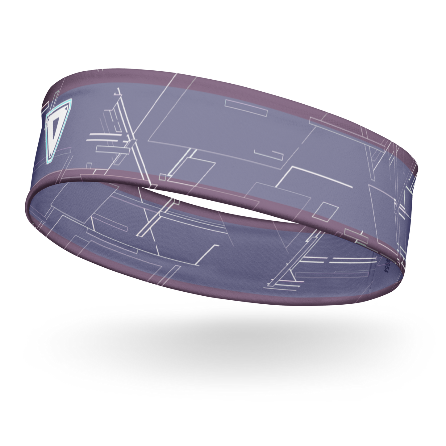 Cyber Neutral Purple Headband