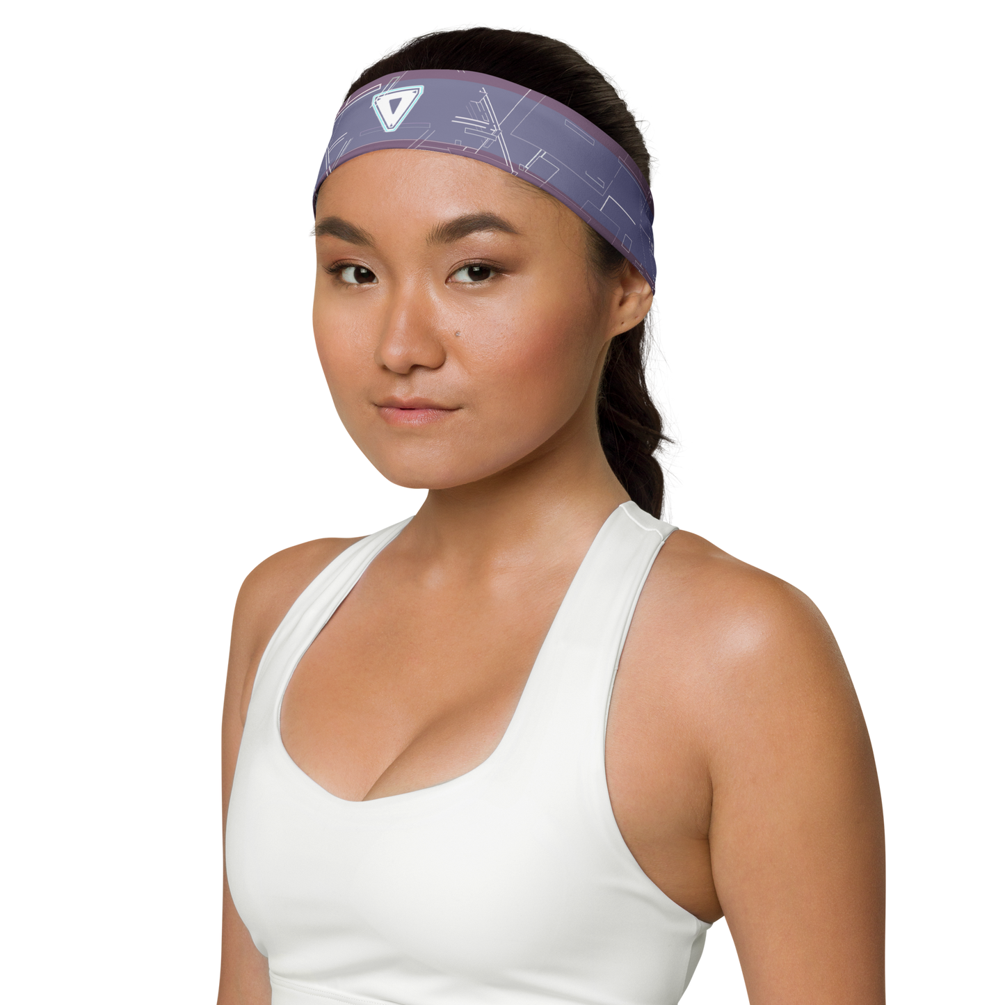 Cyber Neutral Purple Headband