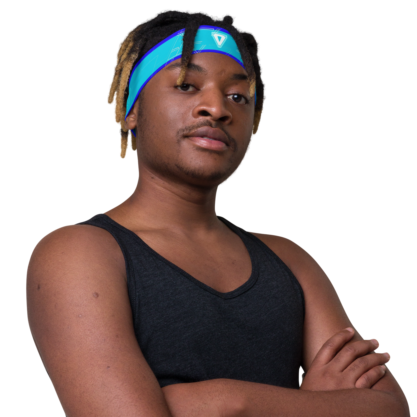 Cyber Blue Headband