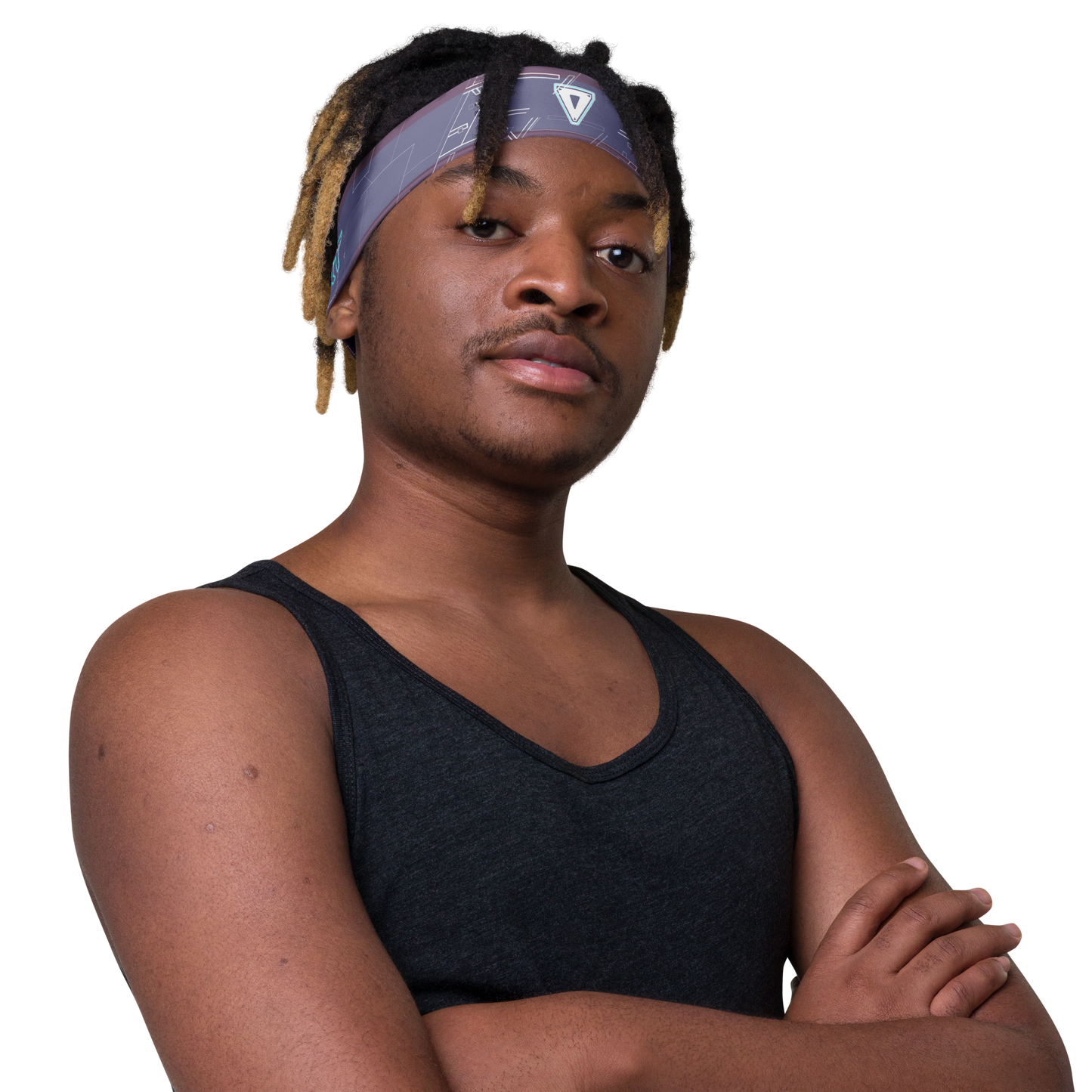 Cyber Neutral Purple Headband