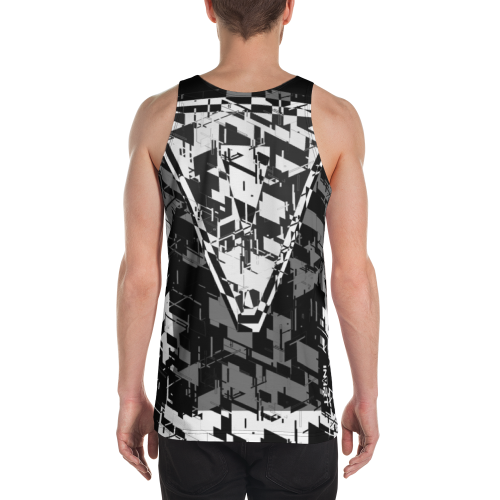 Men's Cyber Black VBack Tank Top