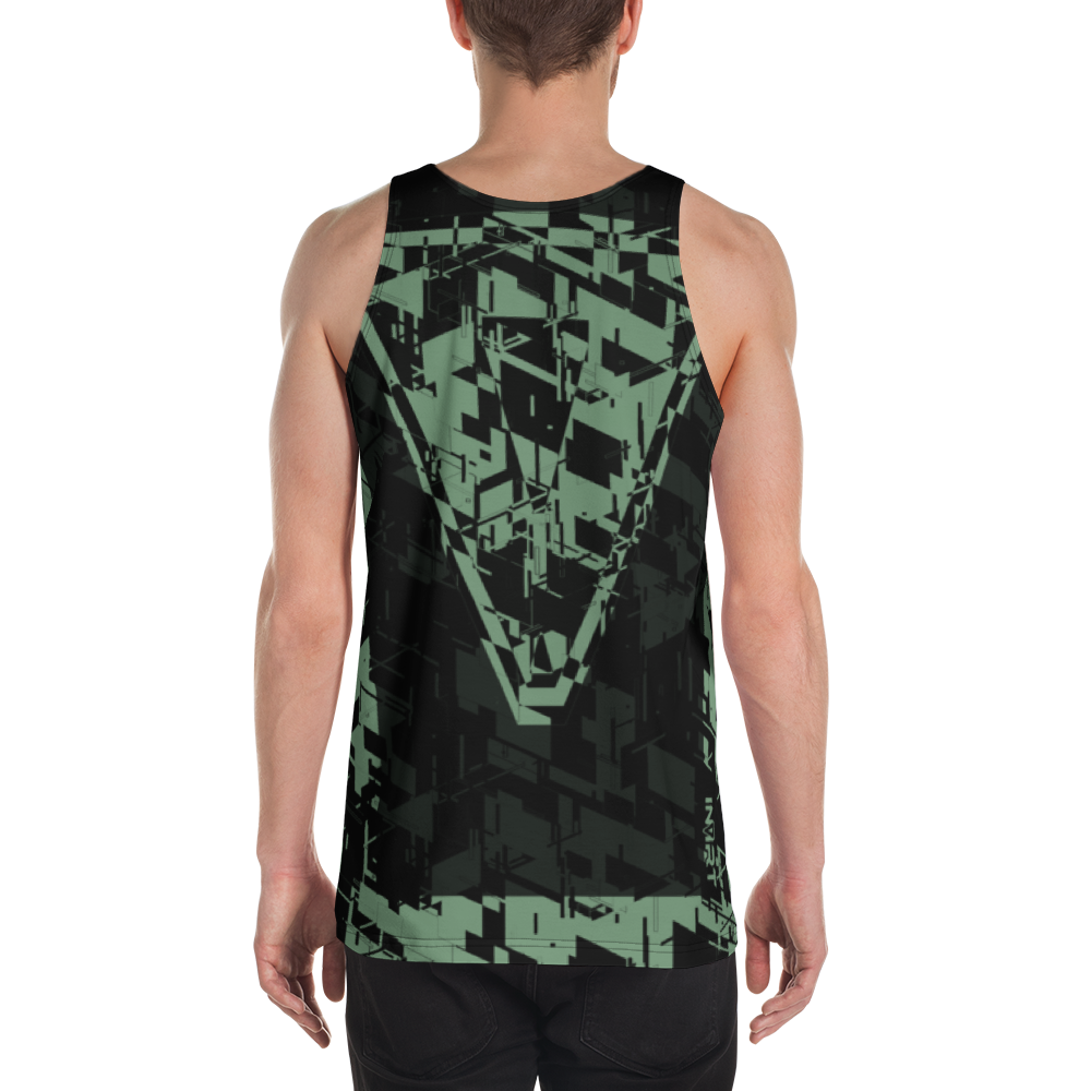 Men's Cyber Forest VBack Tank Top