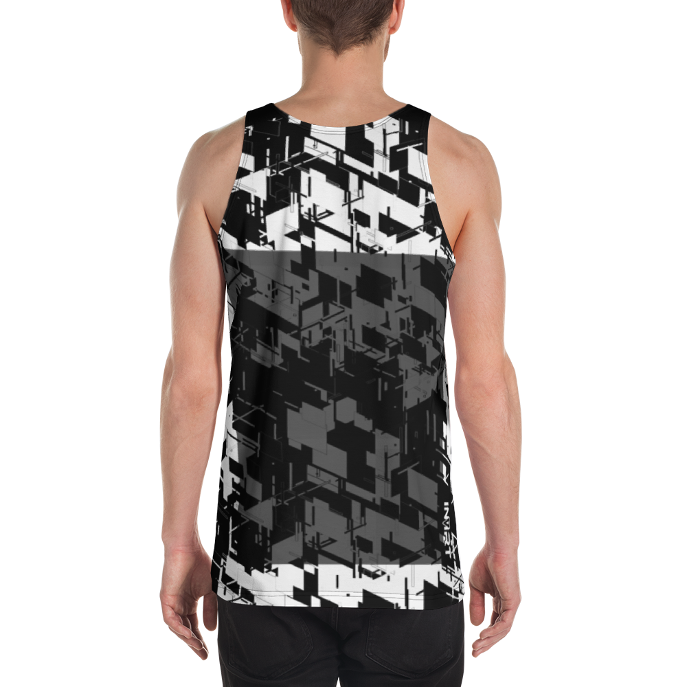 Men's Cyber Black Tank Top