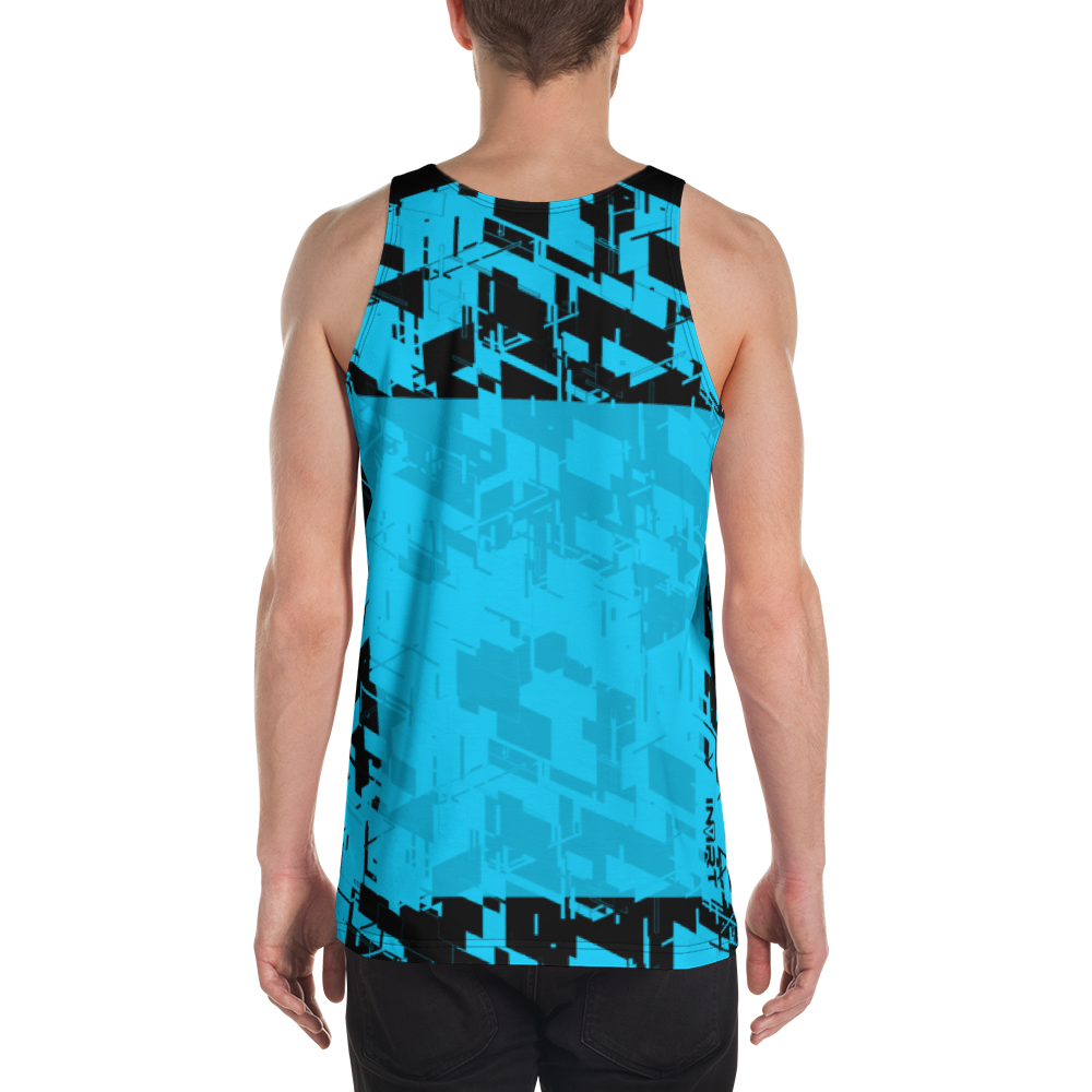 Men's Cyber Blue Tank Top