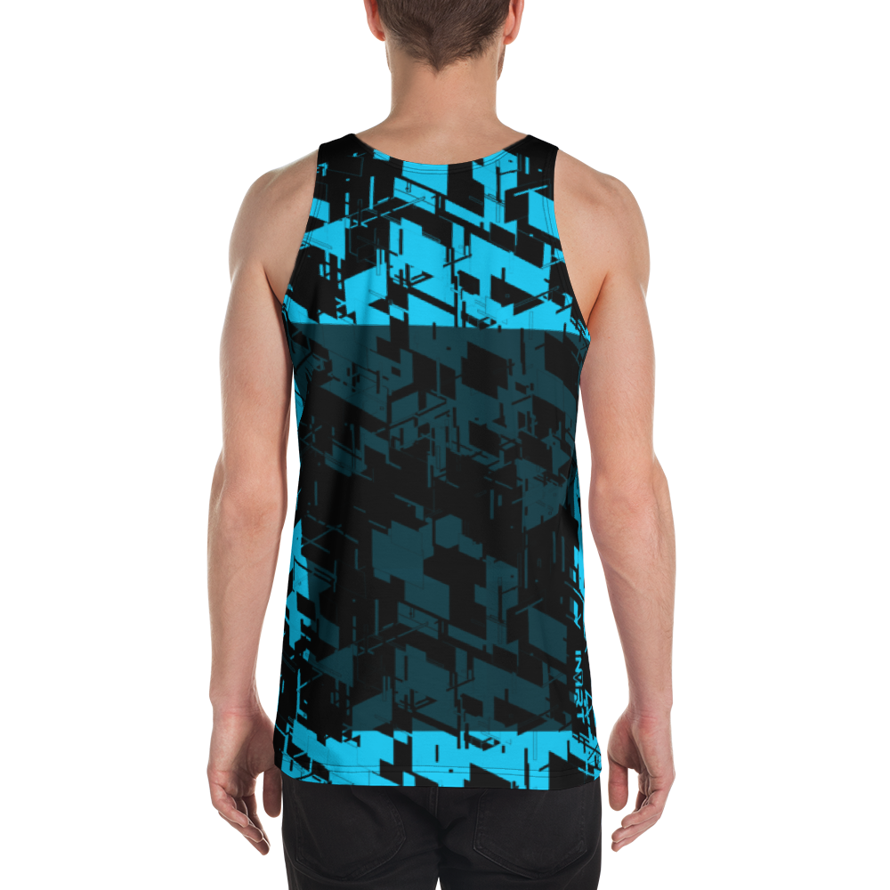 Men's Cyber Blue V2 Tank Top