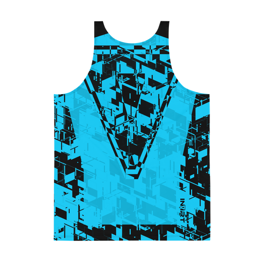 Men's Cyber Blue VBack Tank Top