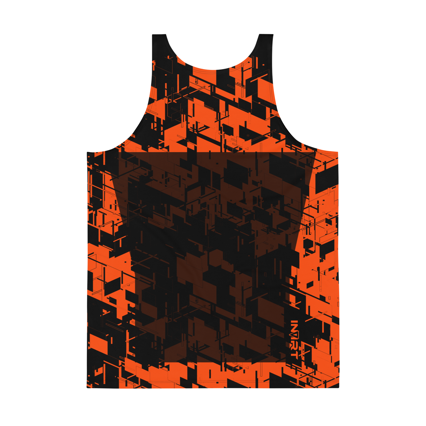 Men's Cyber Plasma-Orange V2 Tank Top