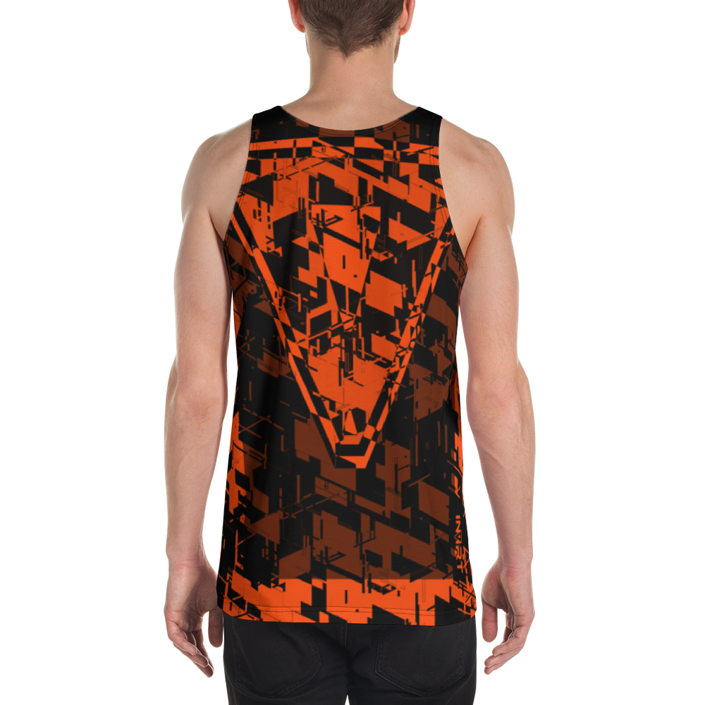 Men's Cyber Plasma-Orange VBack2 Tank Top