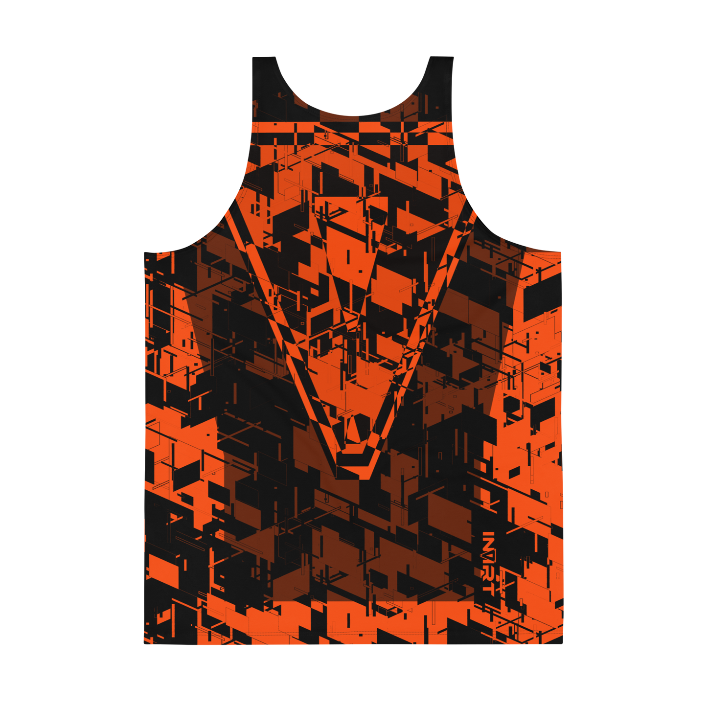 Men's Cyber Plasma-Orange VBack2 Tank Top