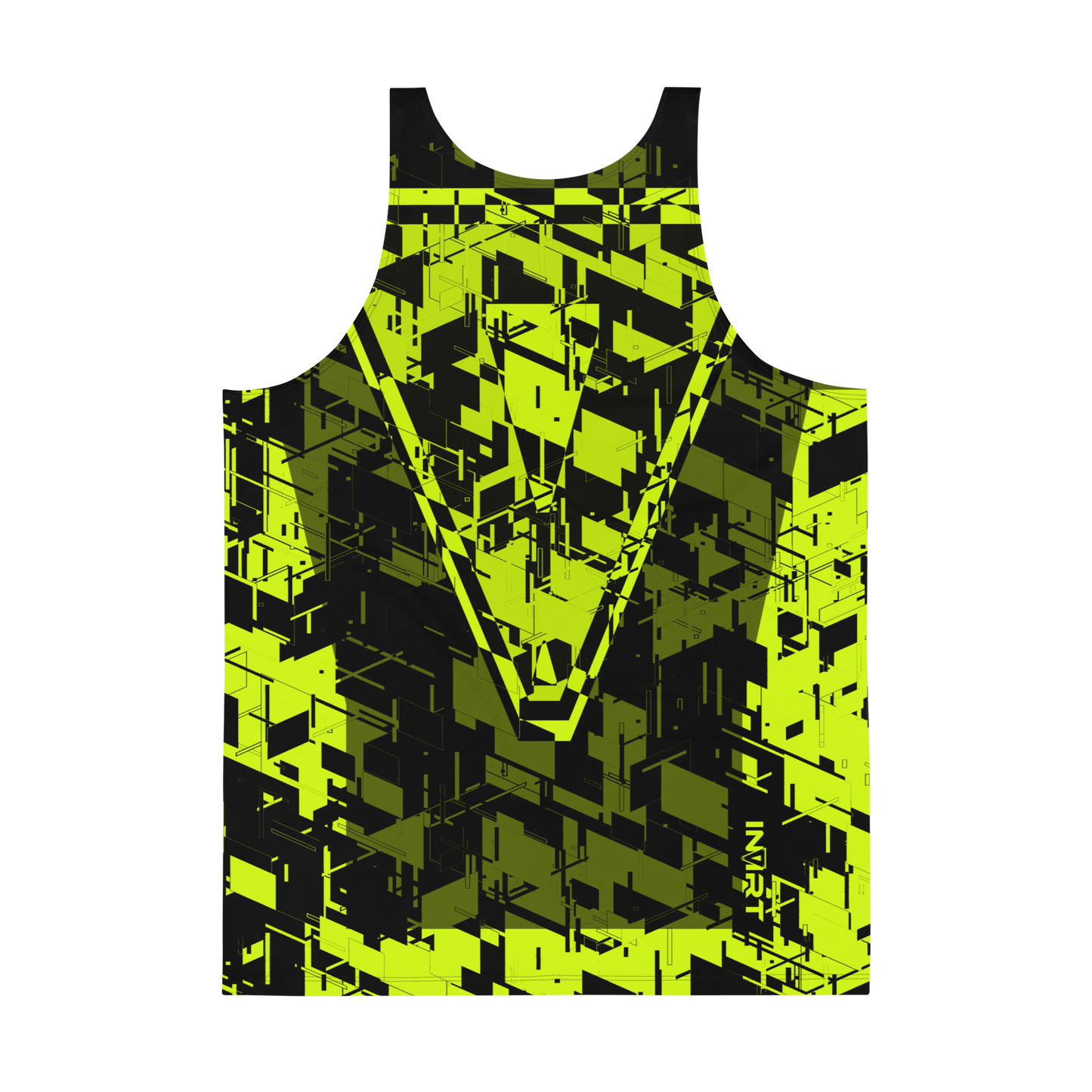 Men's Cyber Plasma-Yellow VBack2 Tank Top