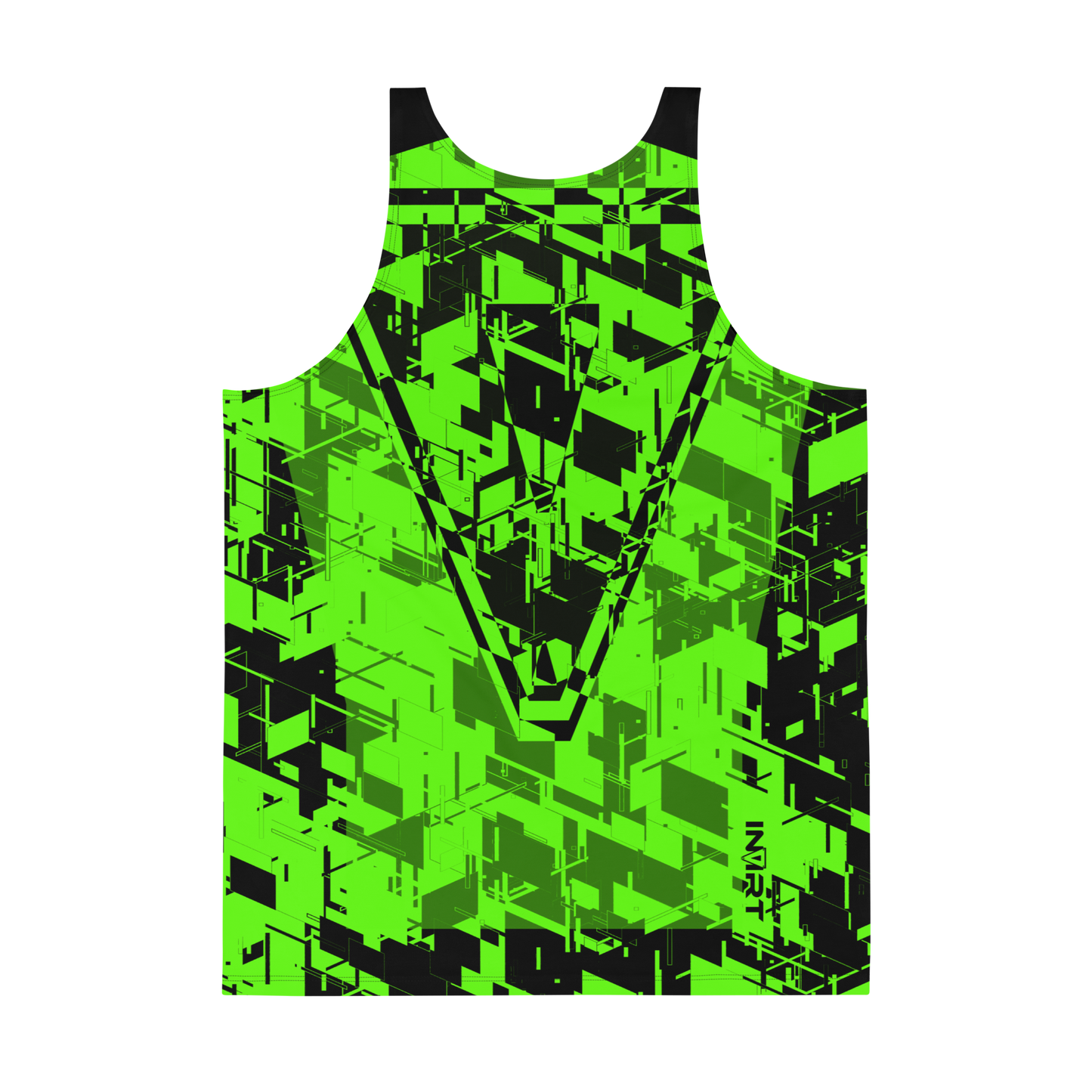 Men's Cyber Green Vback Tank Top