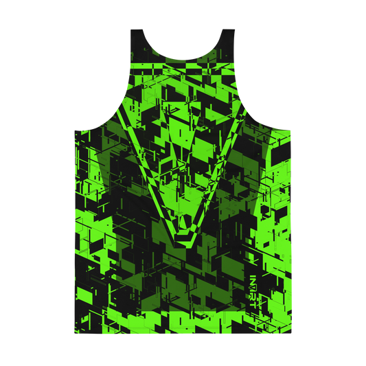 Men's Cyber Green VBack2 Tank Top