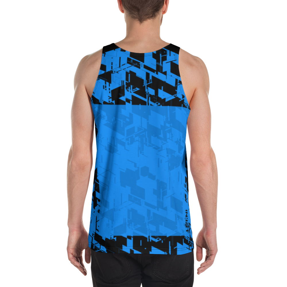 Men's Cyber Blue-Plasma Tank Top