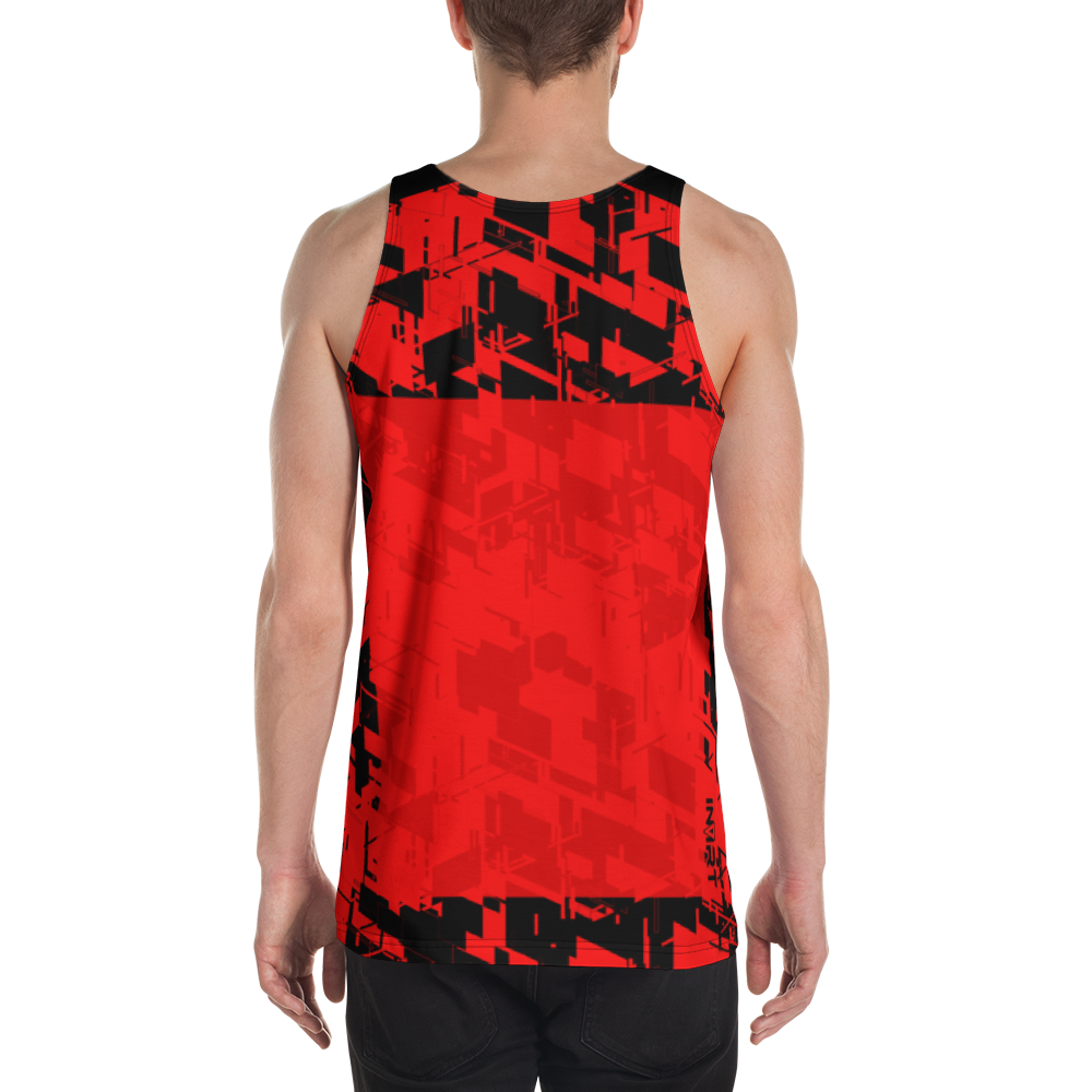 Men's Cyber Red Tank Top