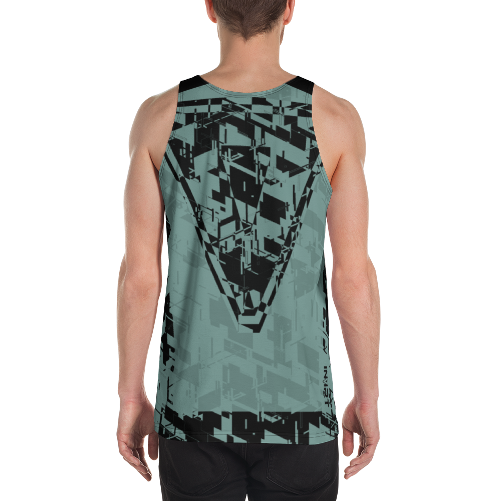 Men's Cyber Jungle VBack Tank Top