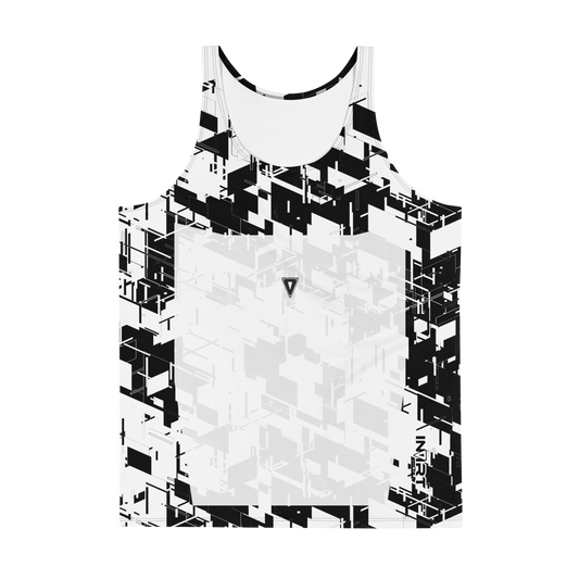 Men's Cyber White Tank Top