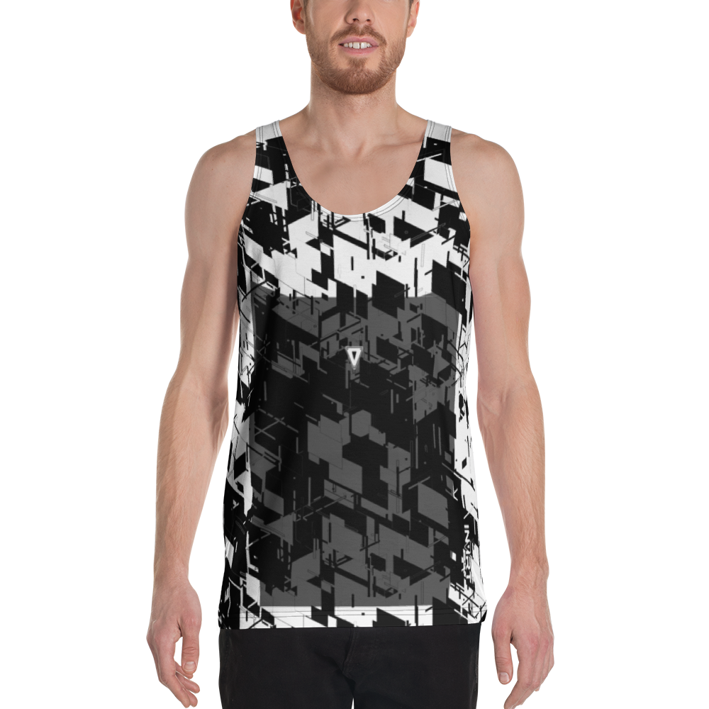 Men's Cyber Black Tank Top