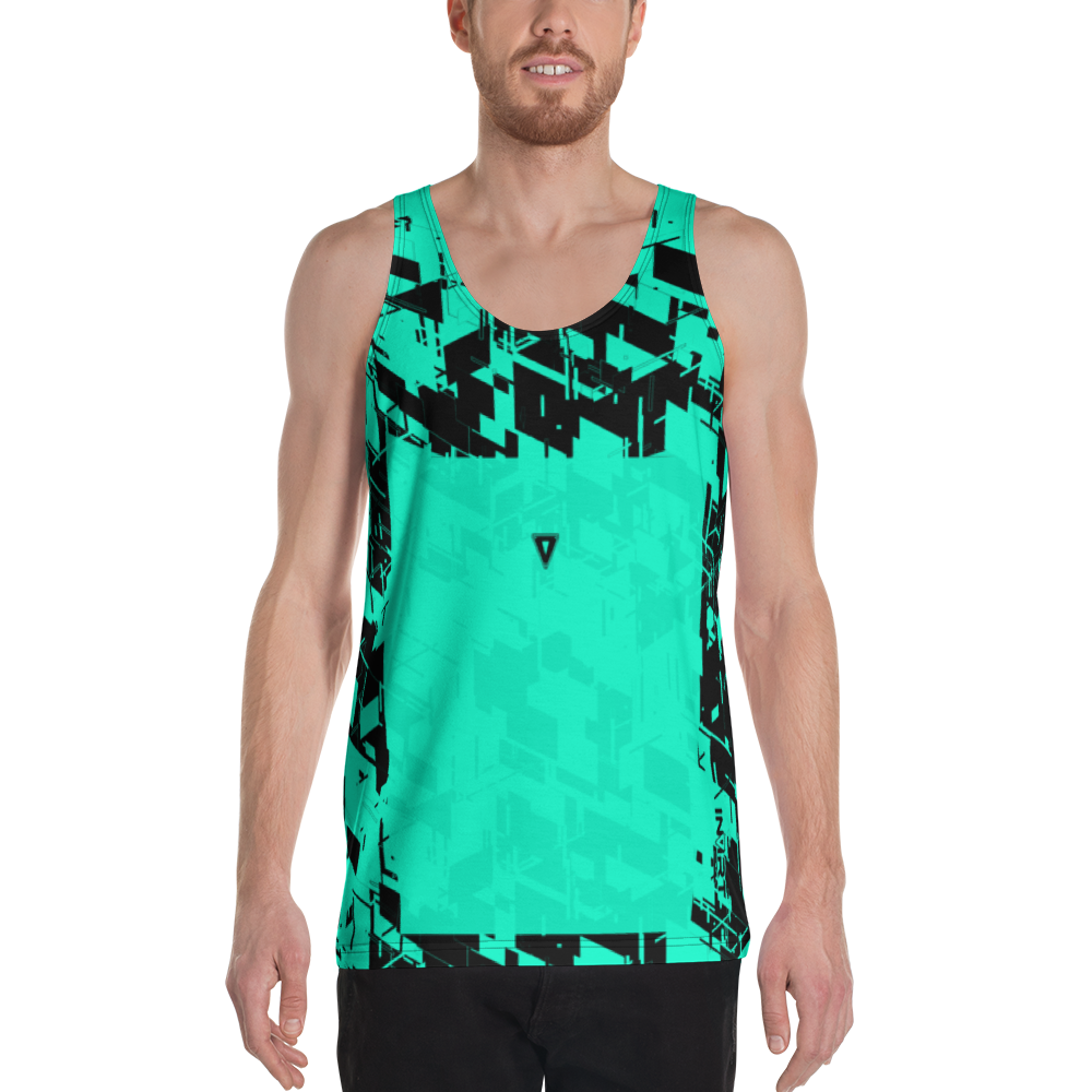 Men's Cyber Teal V2 Tank Top