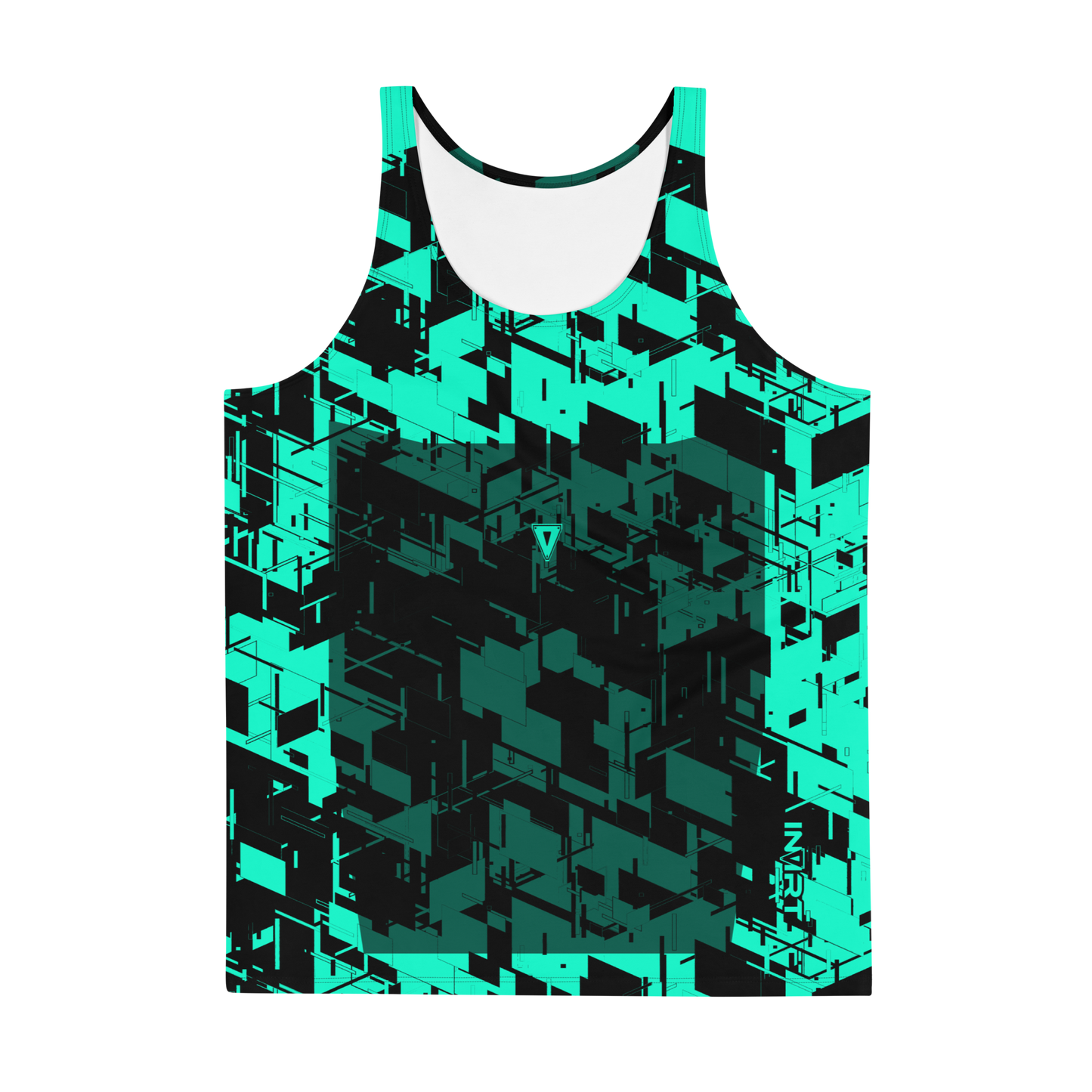 Men's Cyber Teal VBack2 Tank Top