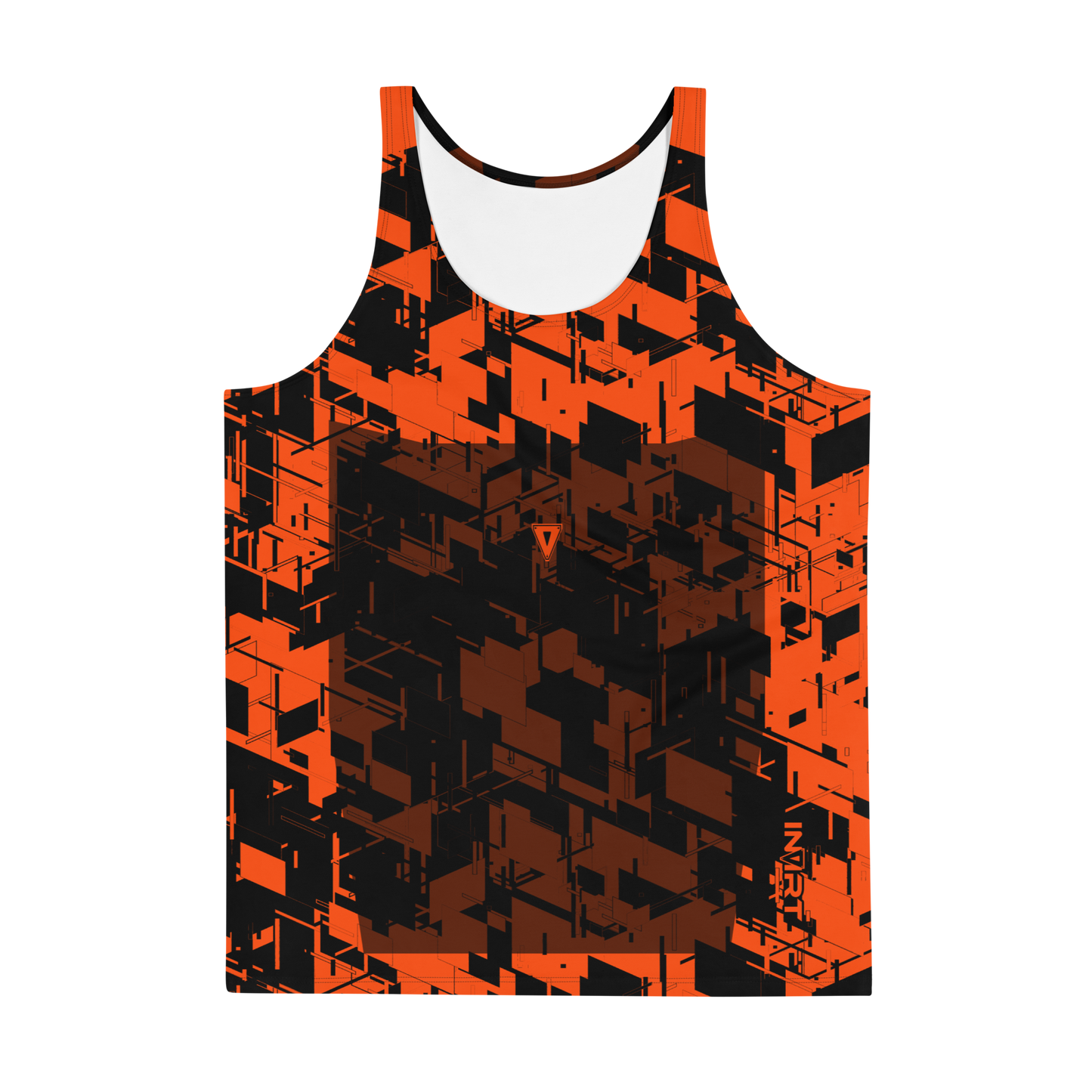 Men's Cyber Plasma-Orange VBack2 Tank Top