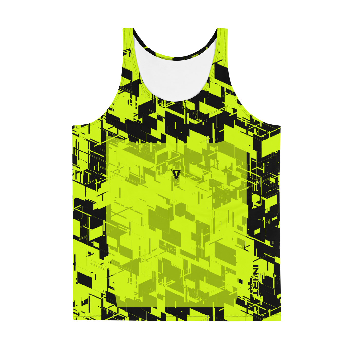 Men's Cyber Plasma-Yellow Tank Top