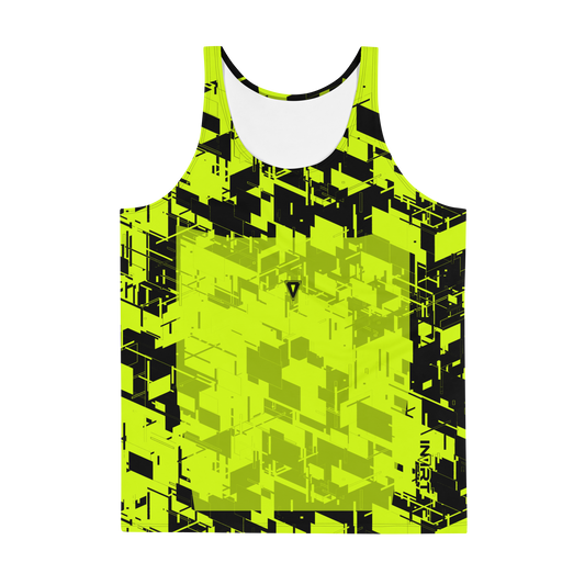 Men's Cyber Plasma-Yellow Tank Top