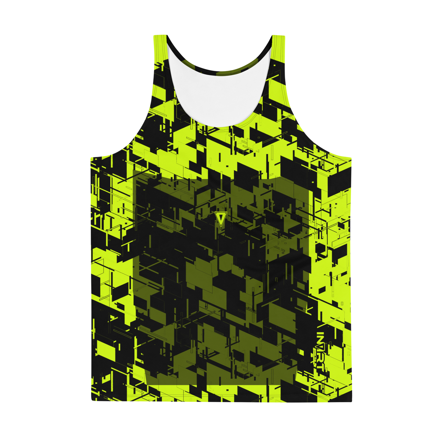 Men's Cyber Plasma-Yellow VBack2 Tank Top