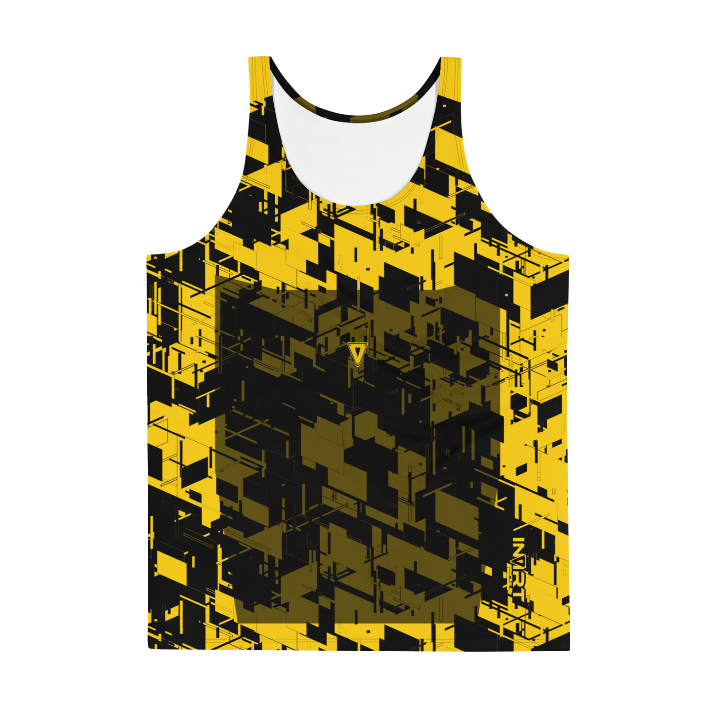 Men's Cyber Yellow VBack2 Tank Top