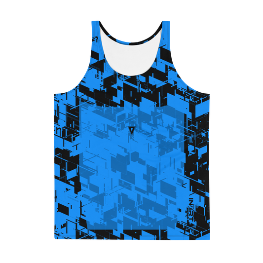 Men's Cyber Blue-Plasma Tank Top