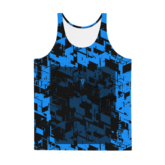 Men's Cyber Blue-Plasma V2 Tank Top