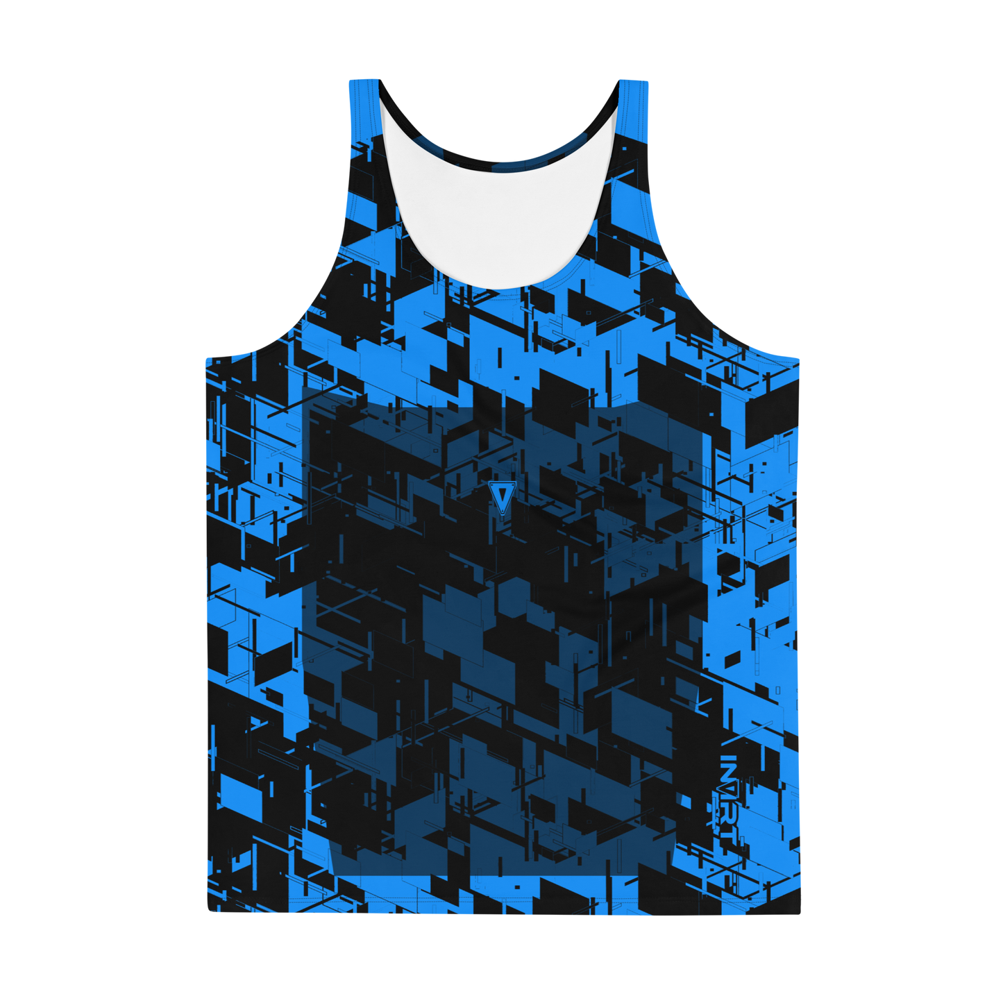 Men's Cyber Blue-Plasma VBack2 Tank Top