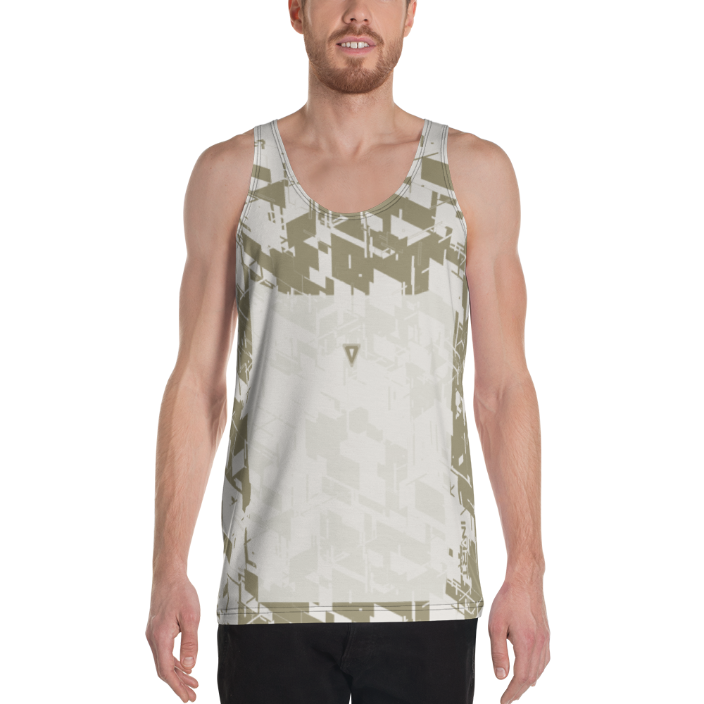 Men's Cyber SandStone VBack Tank Top