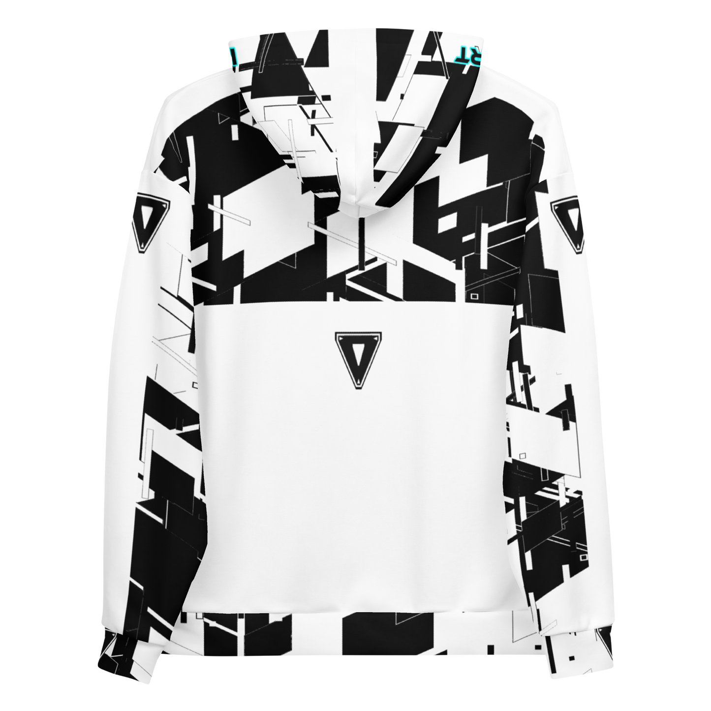 White Cyber Hooded SweatShirt
