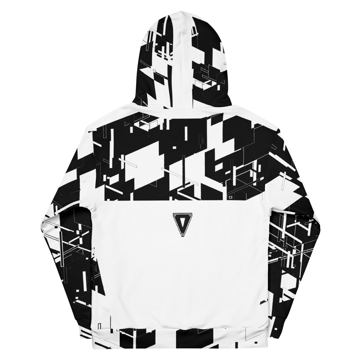 White Cyber Hooded SweatShirt