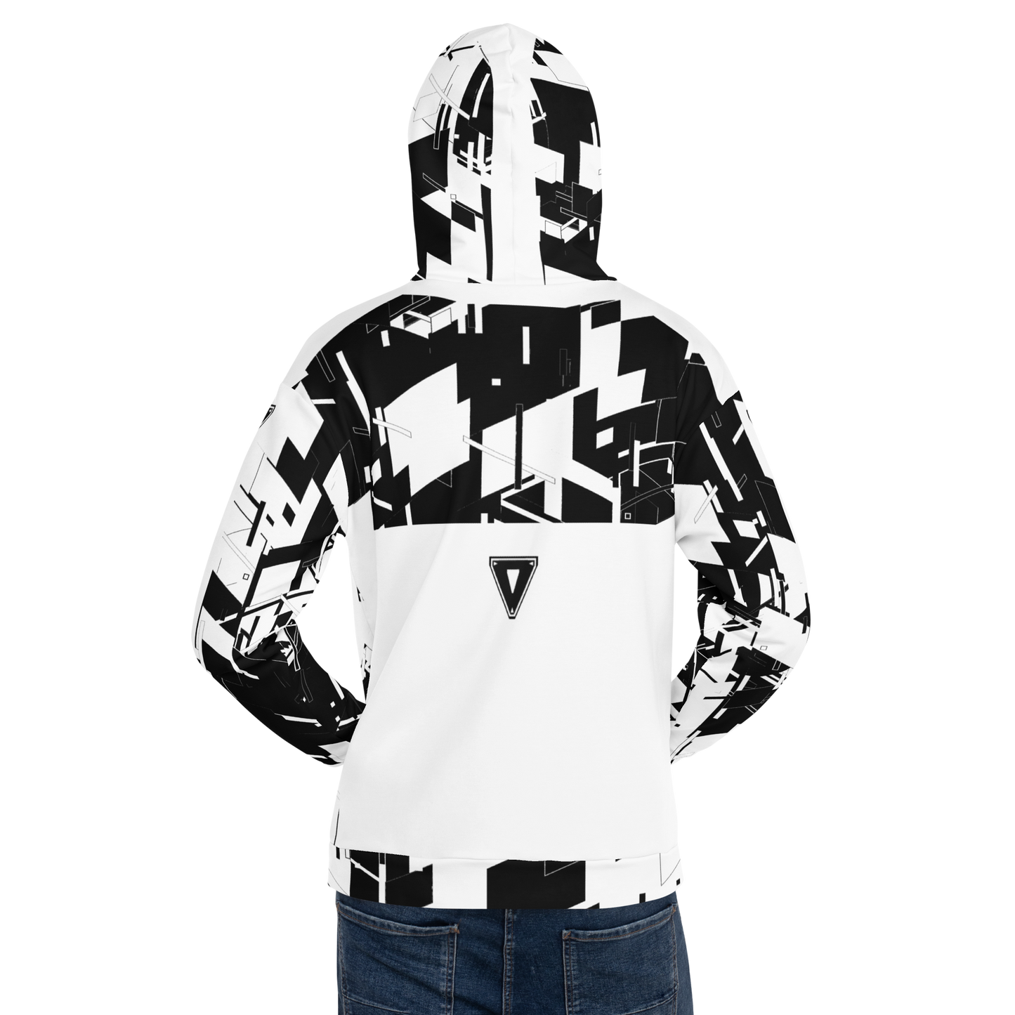 White Cyber Hooded SweatShirt