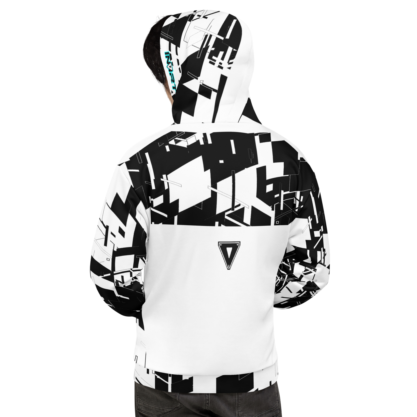 White Cyber Hooded SweatShirt
