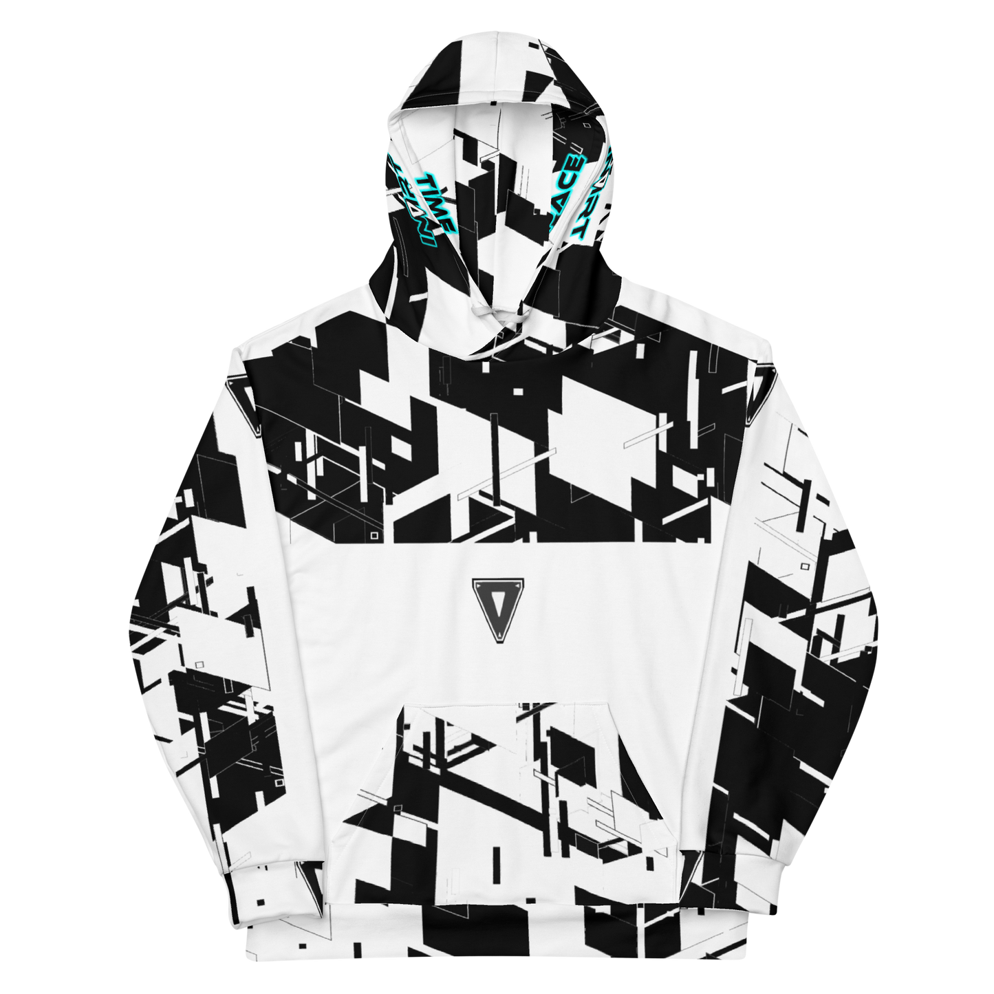 White Cyber Hooded SweatShirt