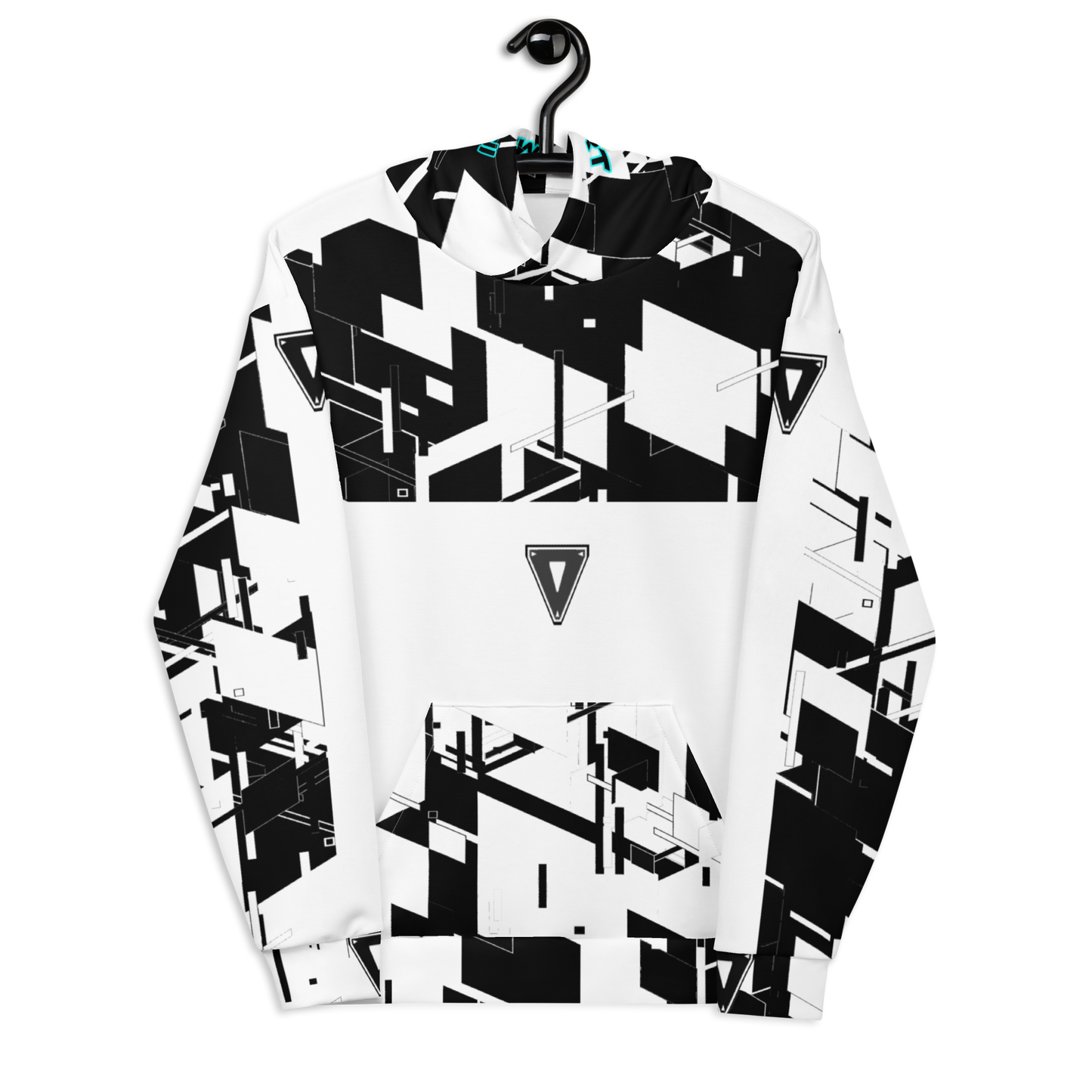 White Cyber Hooded SweatShirt