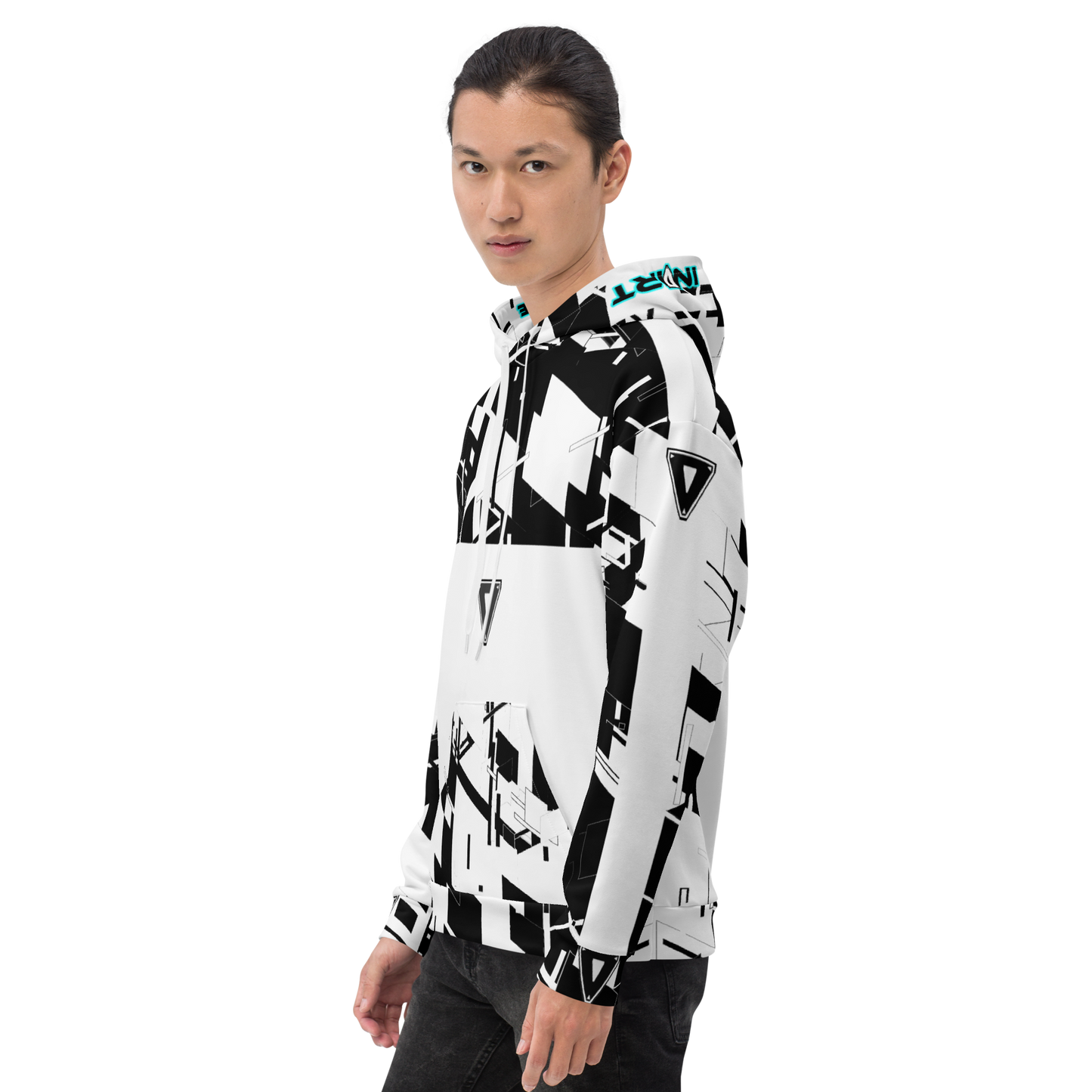 White Cyber Hooded SweatShirt