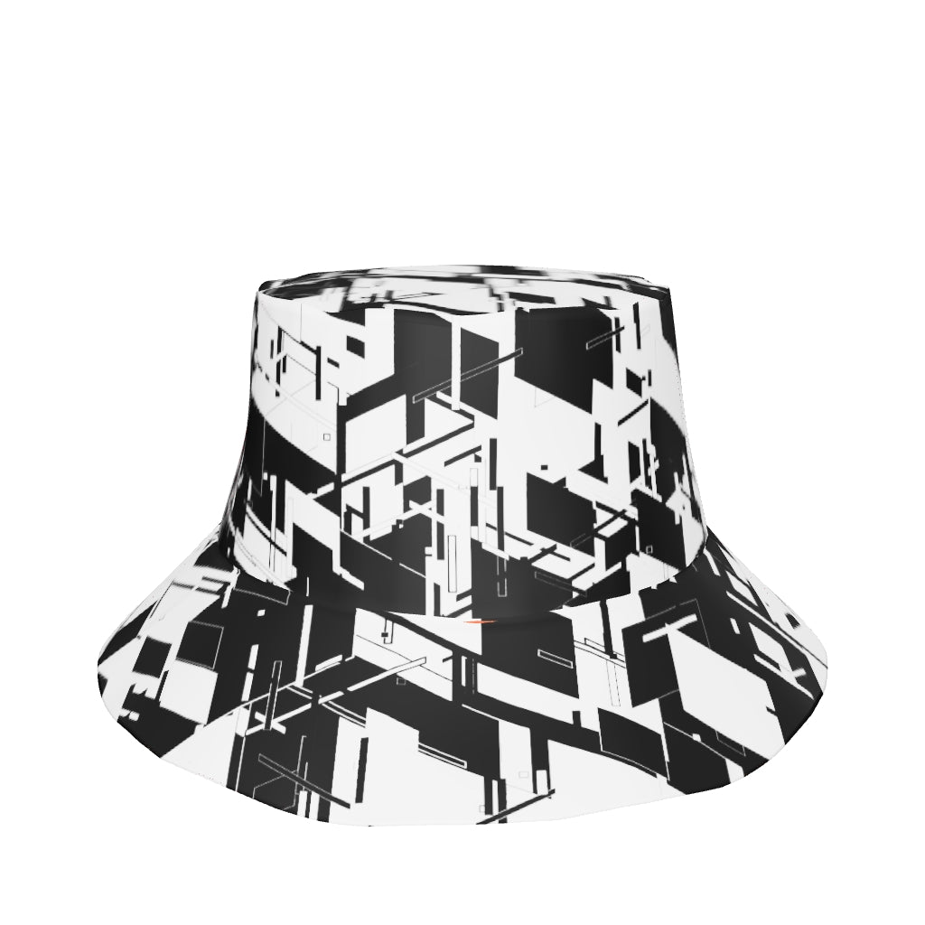 Reversible Cyber Red Bucket Hat V3